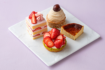 ラウンジ サウスコート 旬のフルーツを使用した春のケーキ