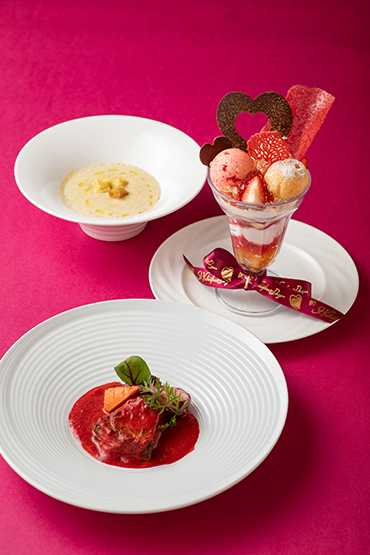 バレンタインランチイメージ