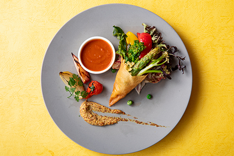 春野菜のブーケ仕立て イメージ