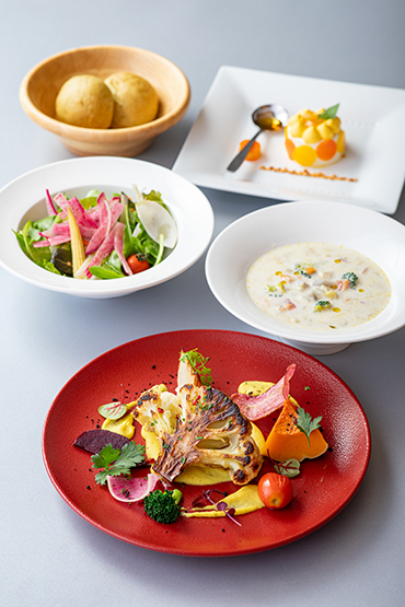 東京野菜が主役のベジフルコース冬ランチイメージ