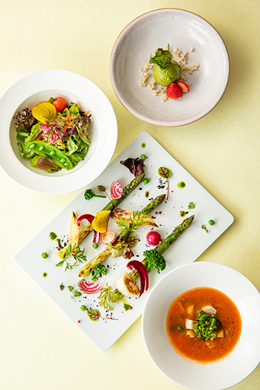 東京野菜が主役のベジフルコース ランチイメージ