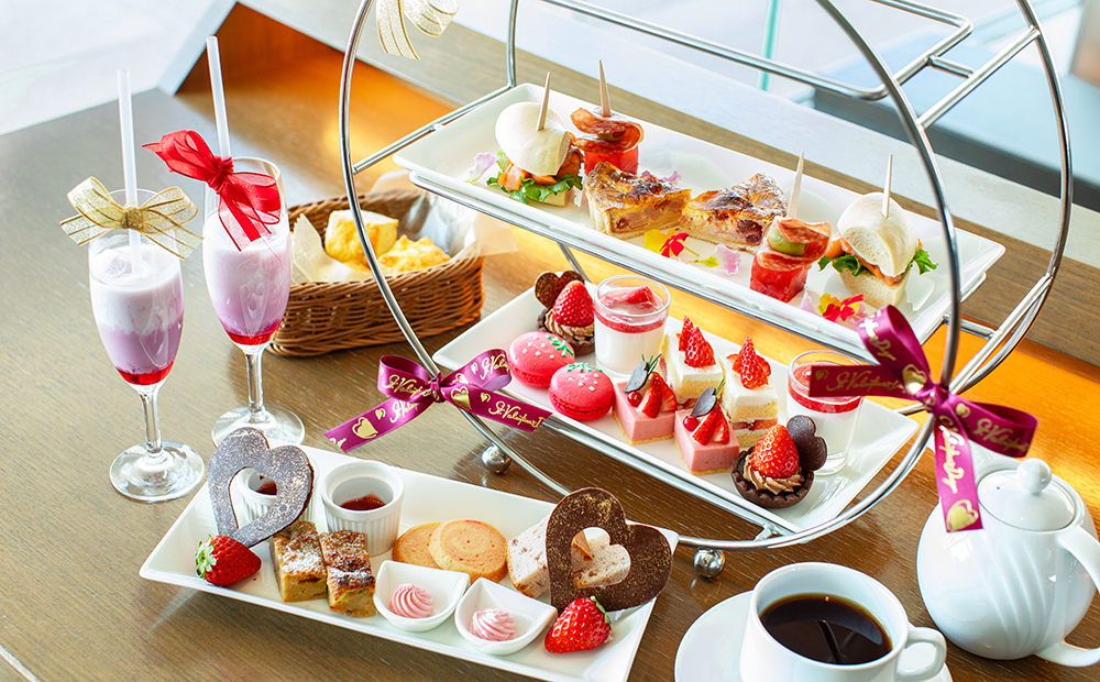 ラウンジ サウスコート バレンタインアフタヌーンティー