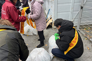 南新宿商店会清掃活動