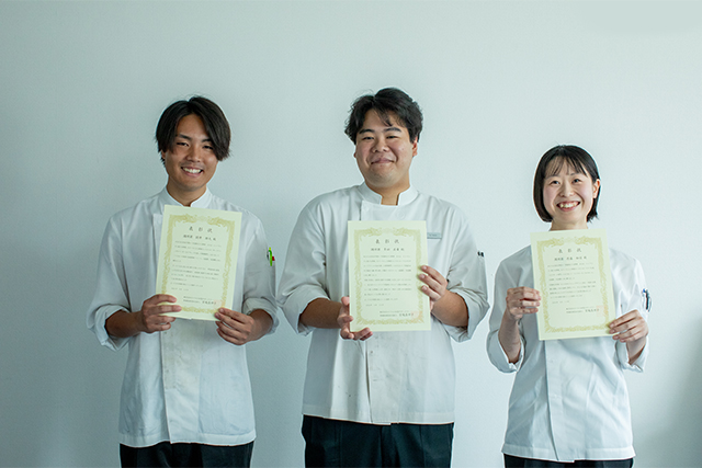 第5回調理コンテスト入賞者